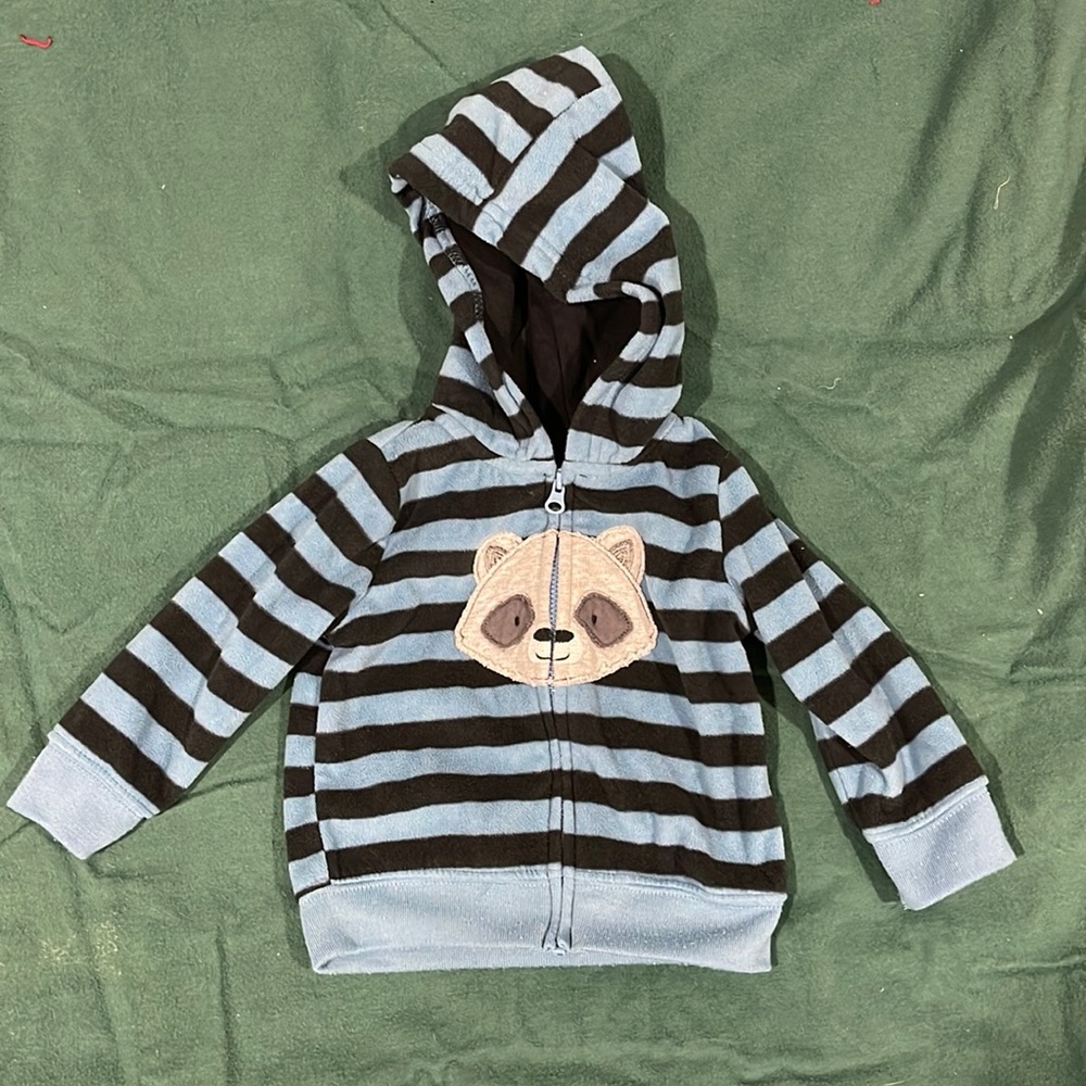 Fleece zip up jacket. 9 months